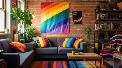 colorful gay house