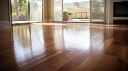 Obraz premium livingroom new wood floor