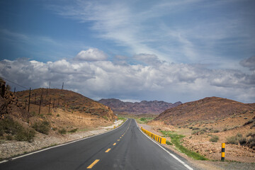 Expressways and national roads in Xinjiang, China