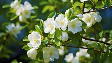 leaves mock orange shrub