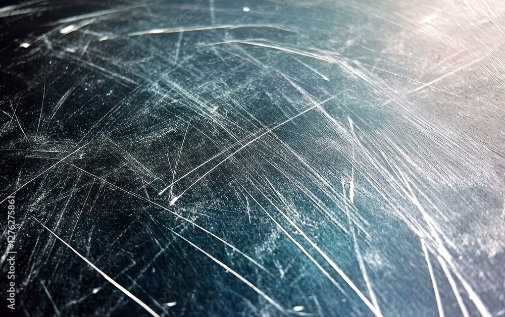 Poster abstract surface pattern with scratches on dark backdrop creating visual texture and depth design