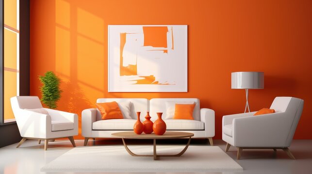 accent aesthetic orange