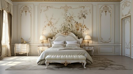 gold frames on walls