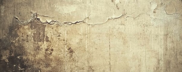 Fototapeta premium Decayed Wall Texture with Peeling Paint and Mold Damage Depicting Neglect and Deterioration