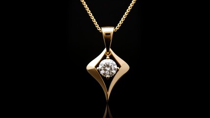 design gold diamond outline