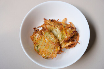 Bakwan sayur or bakwan goreng or bala-bala is vegetebles fritter from Indonesia