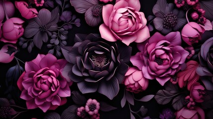 elegant black and magenta background