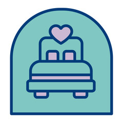 Romantic Room Icon Design