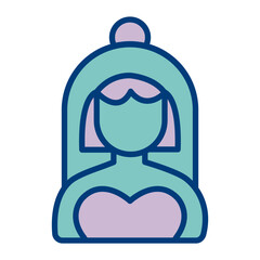 Bride Icon Design