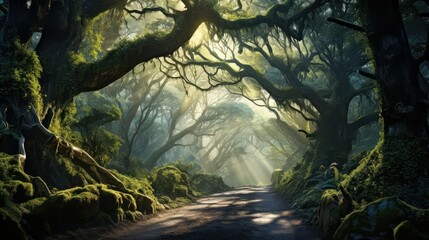 mystical fantasy road