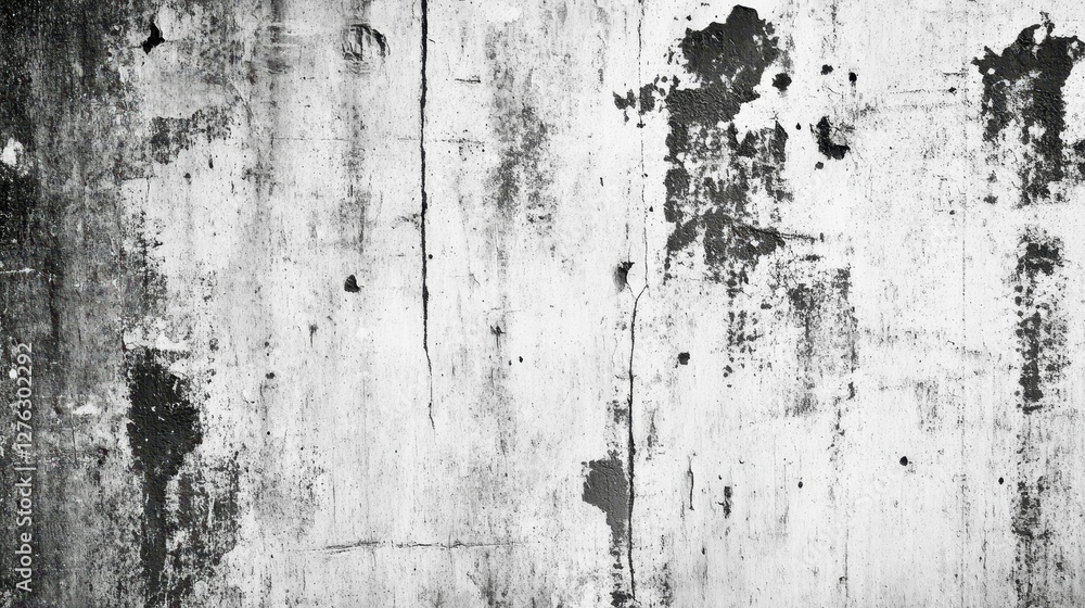 Poster distressed concrete panel texture with weathered surface and scratches background overlay element