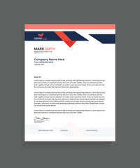 Professional Business Letterhead Design, modern letterhead template