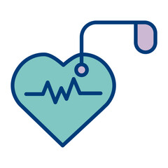 Pacemaker Vector Icon Design
