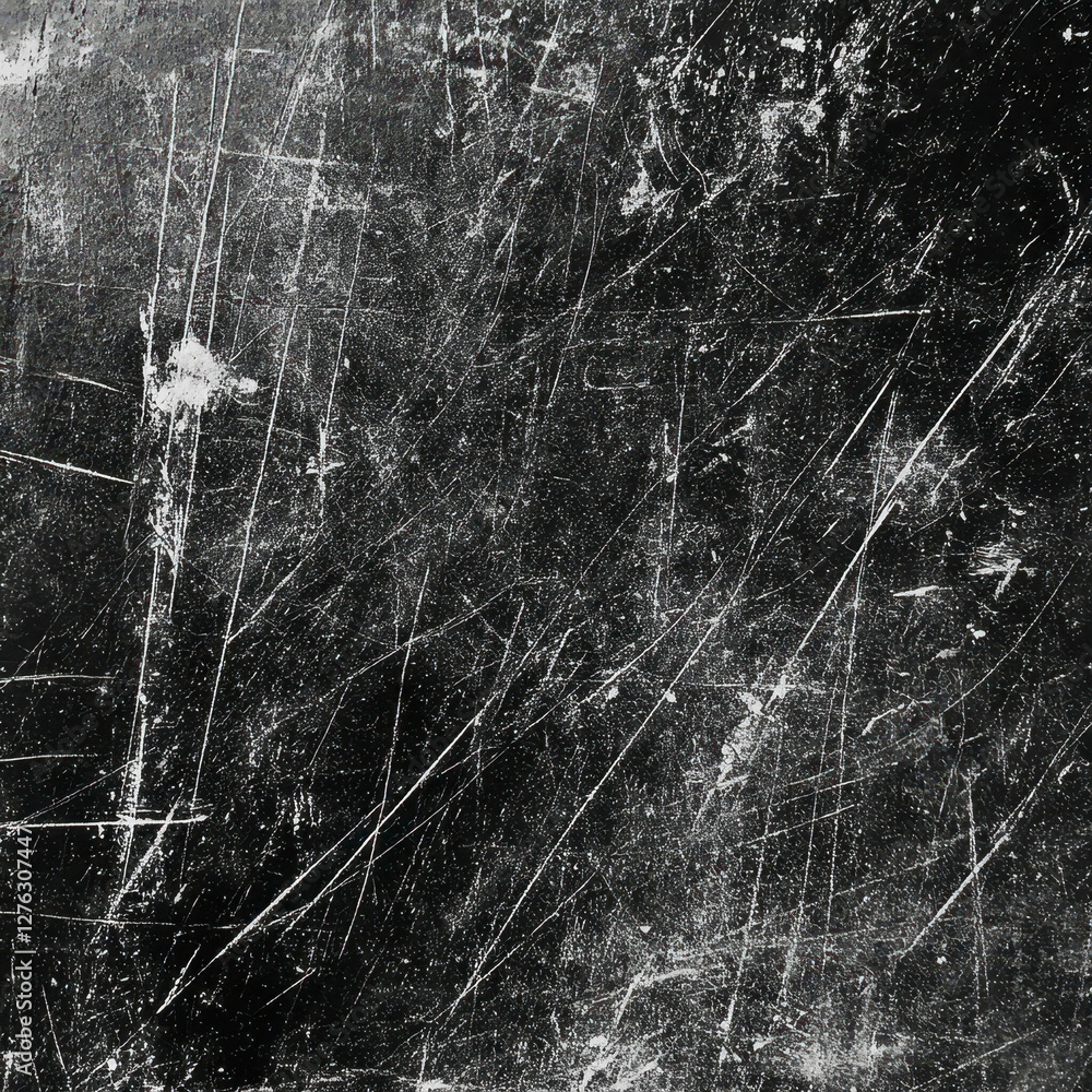 Aufkleber abstract dark surface with scratches and lines texture distressed rough grunge visual effect
