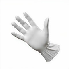 Obraz premium Sterile Medical Latex Glove Protects Hand Against Infection and Contamination in Healthcare Setting