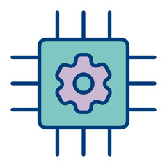 Artificial Intelligence Vector Icon Design