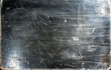 Scratched Surface Texture Abstract Design Grunge Effect Distressed Metallic Plate Dark Aged Background
