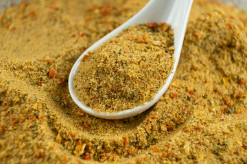 A versatile seasoning made from dried vegetables and spices