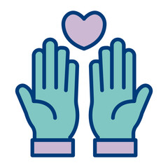 Obraz premium Prayer Vector Icon Design