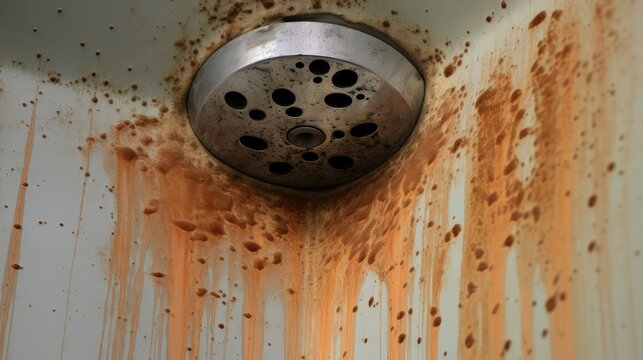 fixtures hard water shower