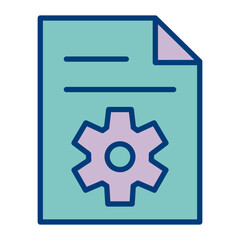 Data Content Standards Vector Icon Design