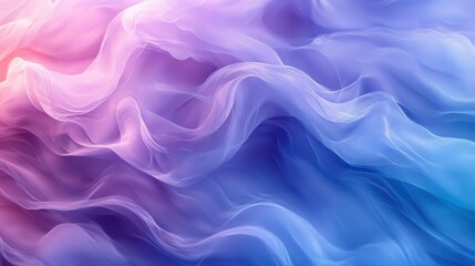 Obraz premium Abstract fluid art in pink and blue tones creating dreamlike waves and flowing patterns