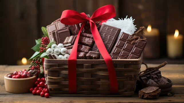 artisanal chocolate gift basket
