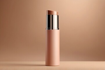 pink makeup bar, neutral decoration, big lipstick