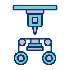 Laminated Object Manufacturing Icon Design