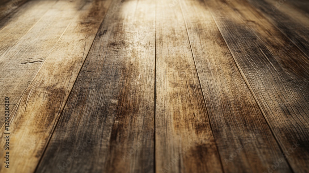 Poster rustic wooden planks textured surface background displaying grain patterns and warm color variations