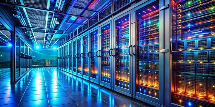 Secure Server Room: Data Protection & Network Cybersecurity with Digital Locks