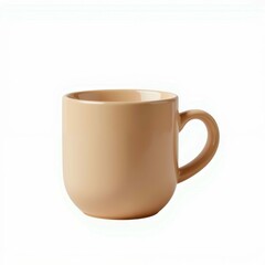 Obraz premium Simple Coffee Container Vessel Still Life Isolated on Clean White Background for Minimalist Design