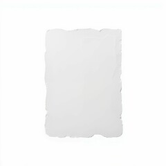 Pristine Blank Sheet of Paper Exhibiting Delicate Texture Against a Clean White Background