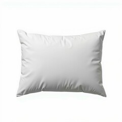 Soft and Fluffy White Sleeping Pillow Ideal for Comfortable Rest and Relaxation on Clean Background