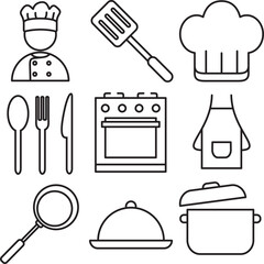 nine Chef icon packs that you can use for your work