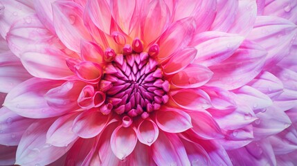 petals bright pink water color