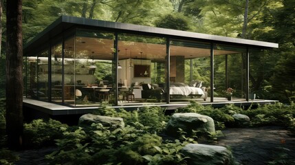 nature house trees