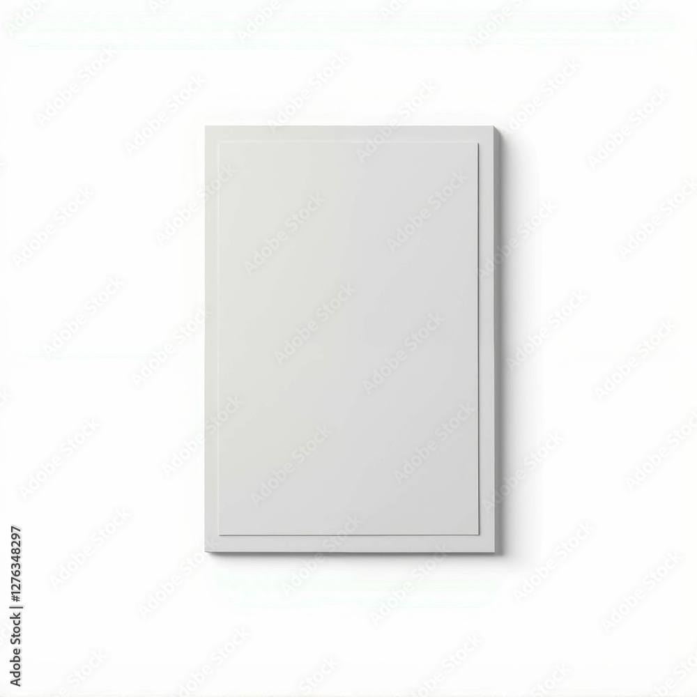 Poster neutral presentation panel minimalist design clean backdrop for content display and communication pu