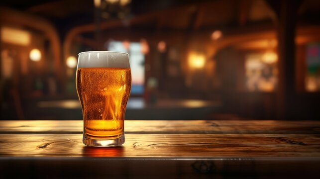 cozy half pint of beer
