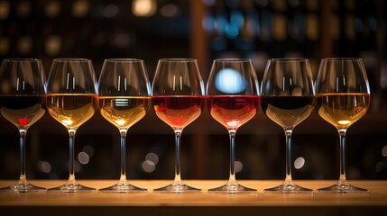 tasting wine close up