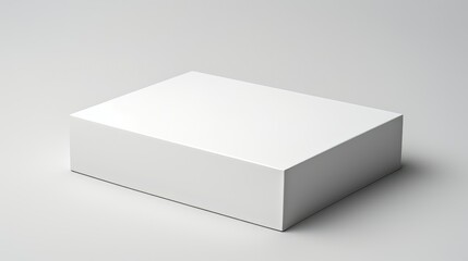 Naklejka premium lid blank white box