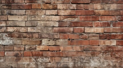 Obraz premium aged rustic brick wall