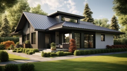 curb metal roof 3d texture