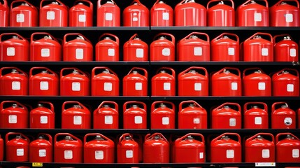 storage red gas can