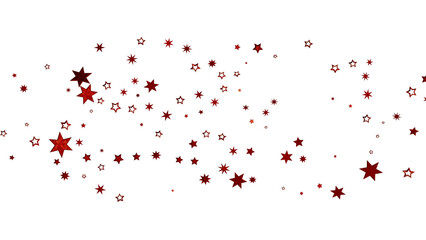 Red Starry Background Design