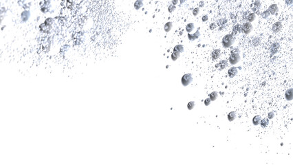 Abstract background of air bubbles rising in water. Perfect for clean, fresh designs.