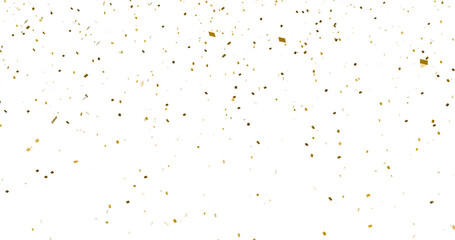 Colorful Confetti against a White Background Tranparent BG Confeti