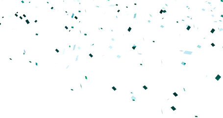 Colorful Confetti against a White Background Tranparent BG Confeti