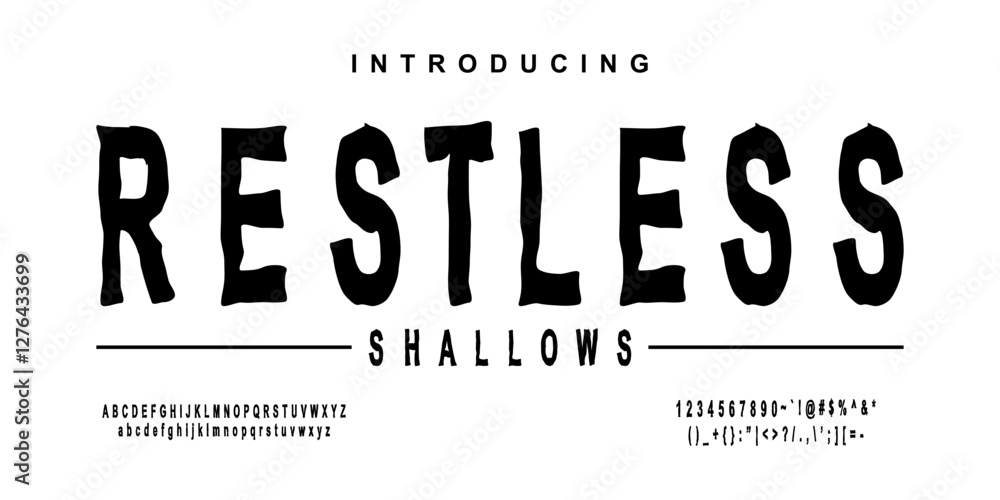 Poster sans serif font 