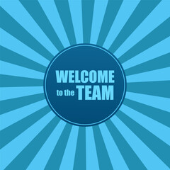 welcome to the team. Business